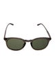 Garrett Leight Wayfarer Tinted Sunglasses
