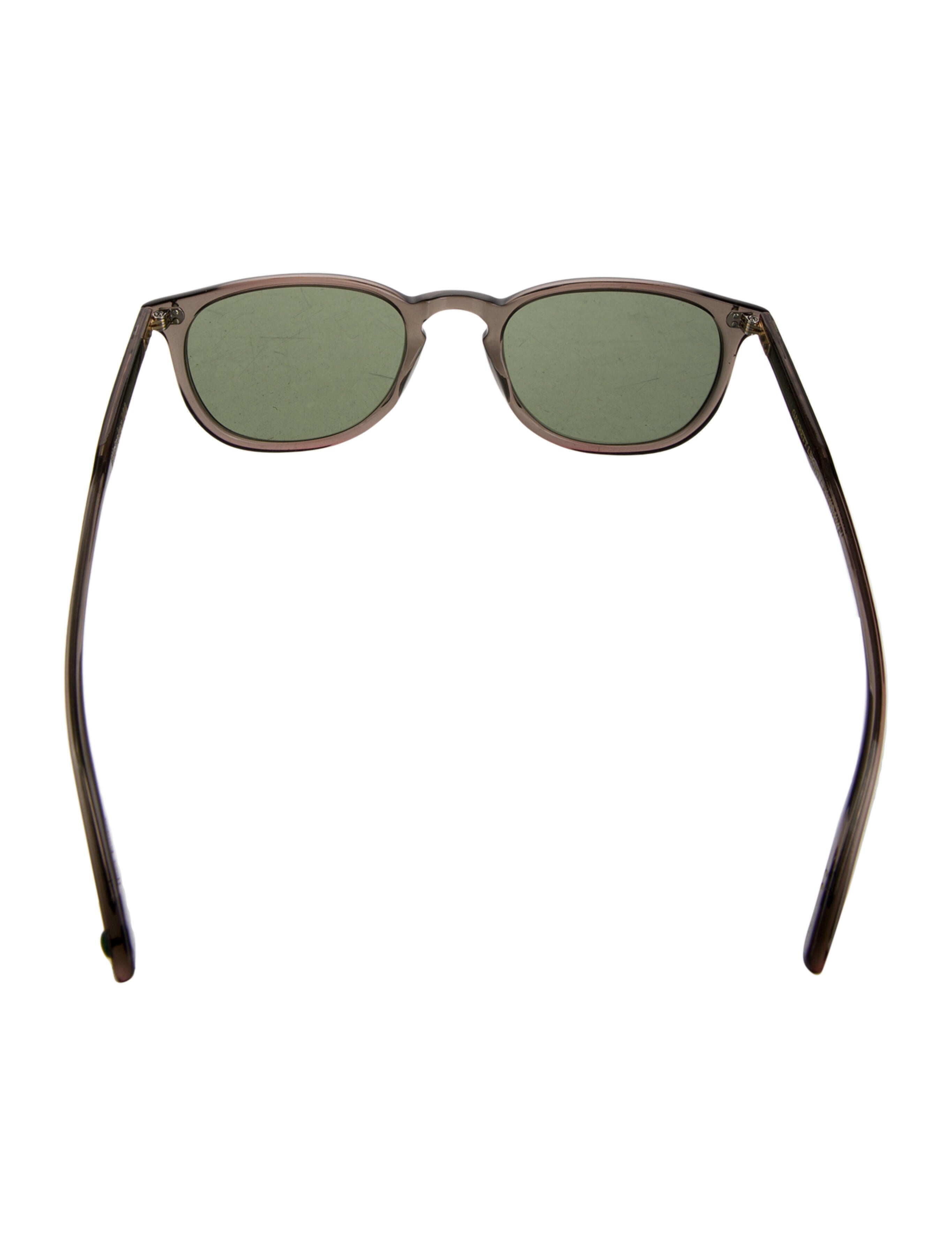 Garrett Leight Wayfarer Tinted Sunglasses