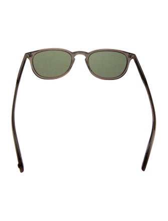 Garrett Leight Wayfarer Tinted Sunglasses