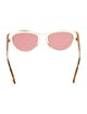 Garrett Leight Cat-Eye Tinted Sunglasses
