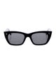 Garrett Leight Wayfarer Tinted Sunglasses