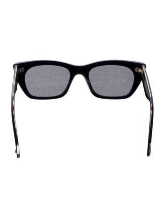 Garrett Leight Wayfarer Tinted Sunglasses