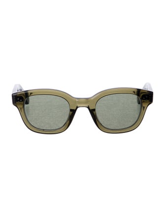 Garrett Leight Wayfarer Tinted Sunglasses
