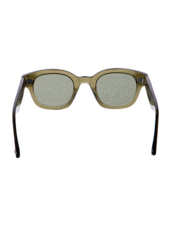 Garrett Leight Wayfarer Tinted Sunglasses