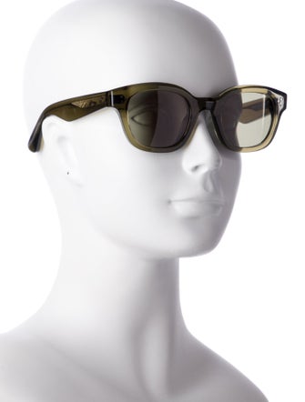 Garrett Leight Wayfarer Tinted Sunglasses