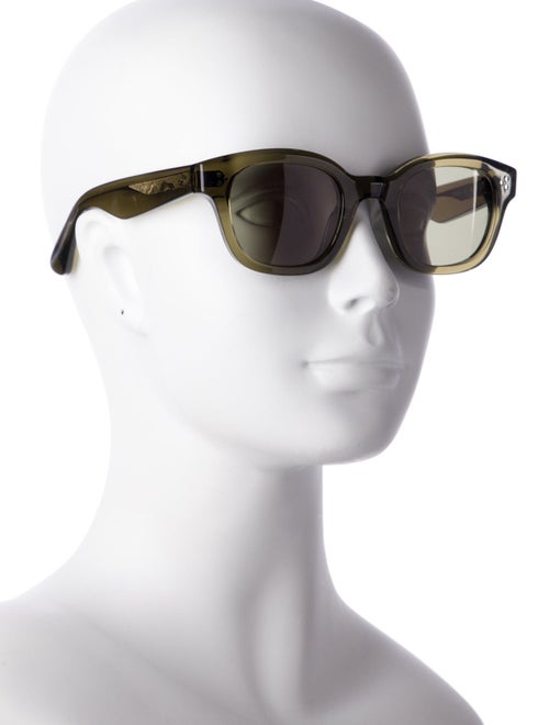 Garrett Leight Wayfarer Tinted Sunglasses