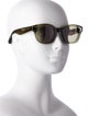 Garrett Leight Wayfarer Tinted Sunglasses