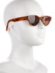 Garrett Leight Cat-Eye Tinted Sunglasses
