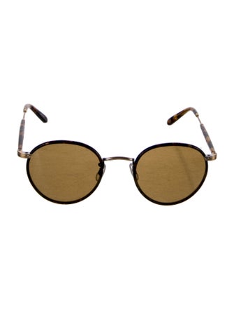 Garrett Leight Round Tinted Sunglasses
