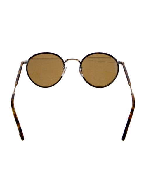 Garrett Leight Round Tinted Sunglasses