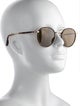 Garrett Leight Round Tinted Sunglasses
