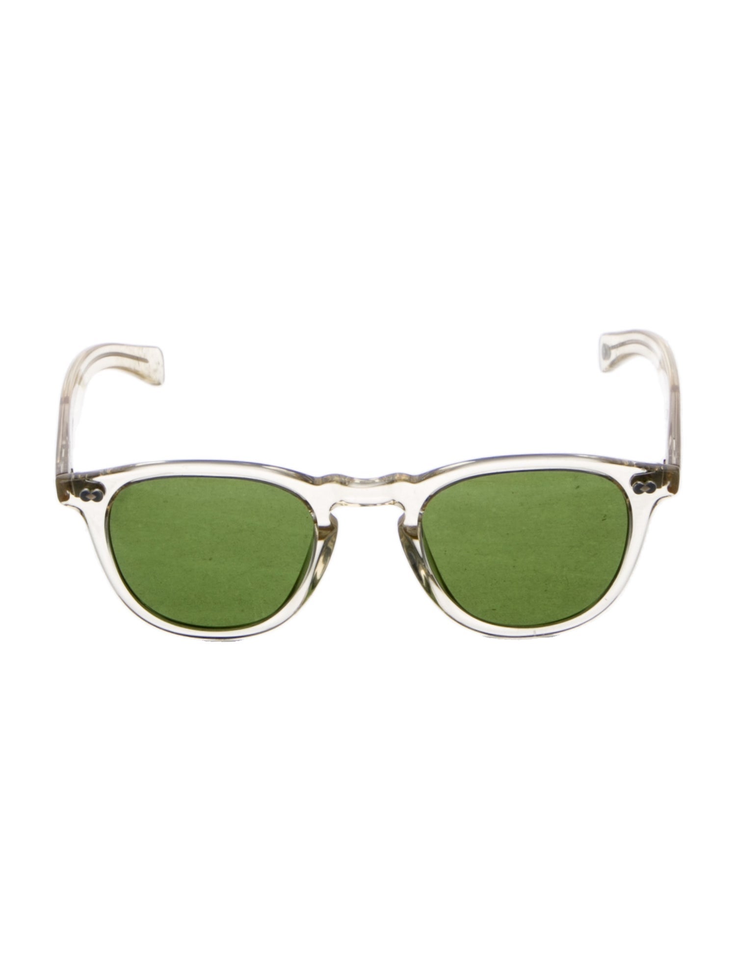 Garrett Leight Round Tinted Sunglasses