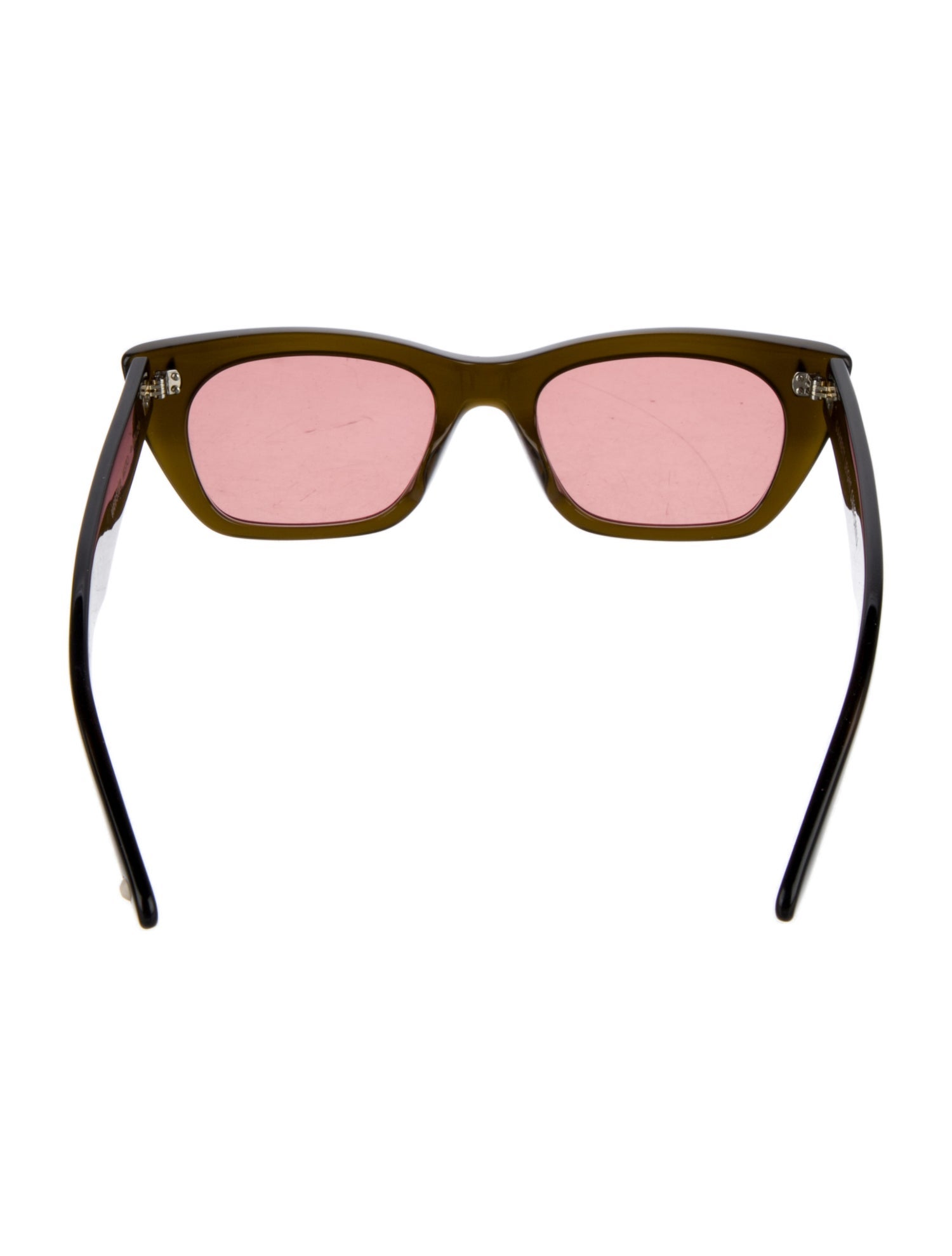 Garrett Leight Wayfarer Tinted Sunglasses