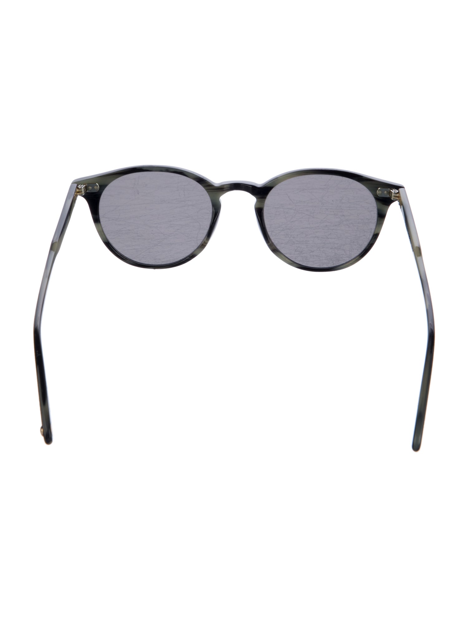 Garrett Leight Round Tinted Sunglasses