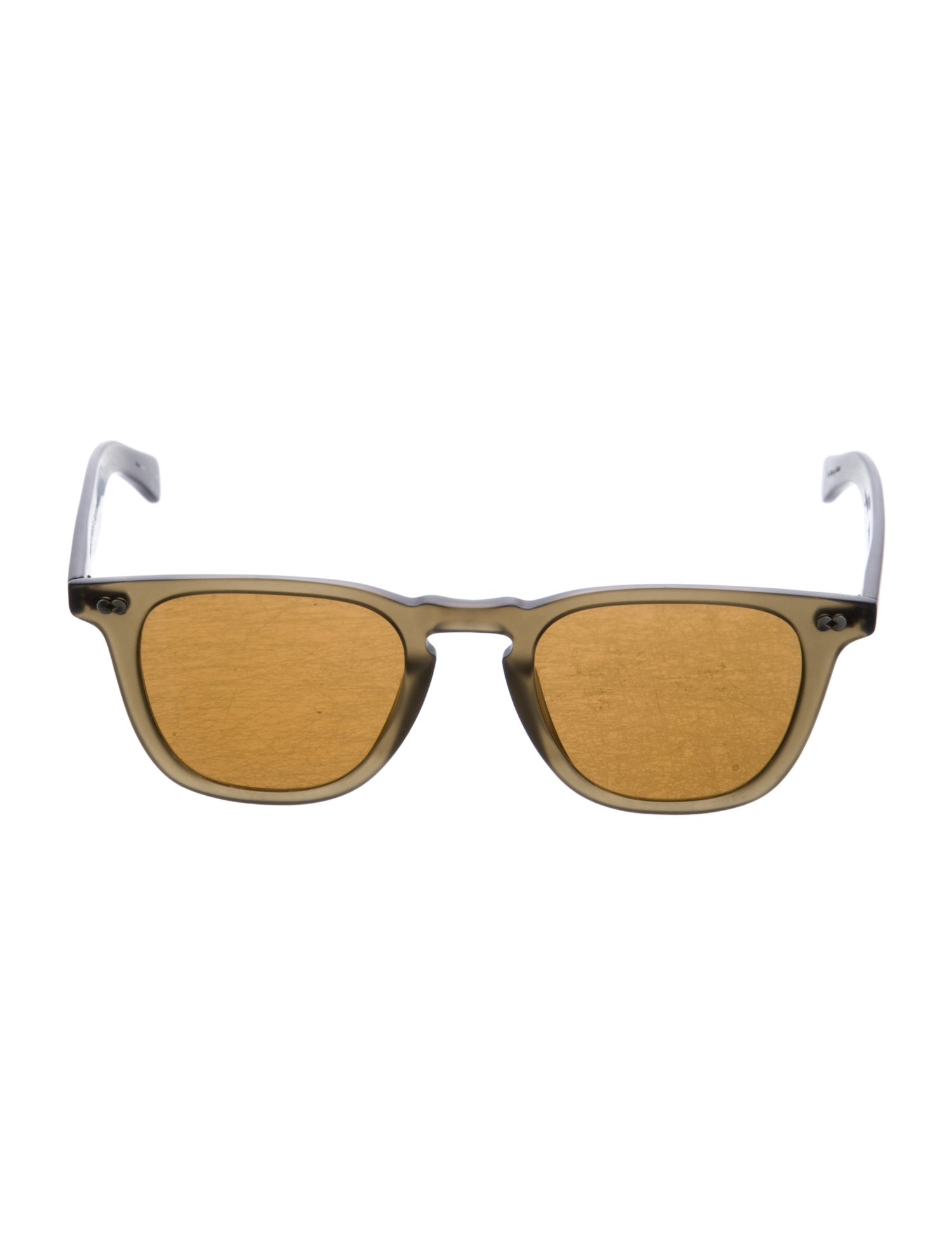 Garrett Leight Wayfarer Mirrored Sunglasses