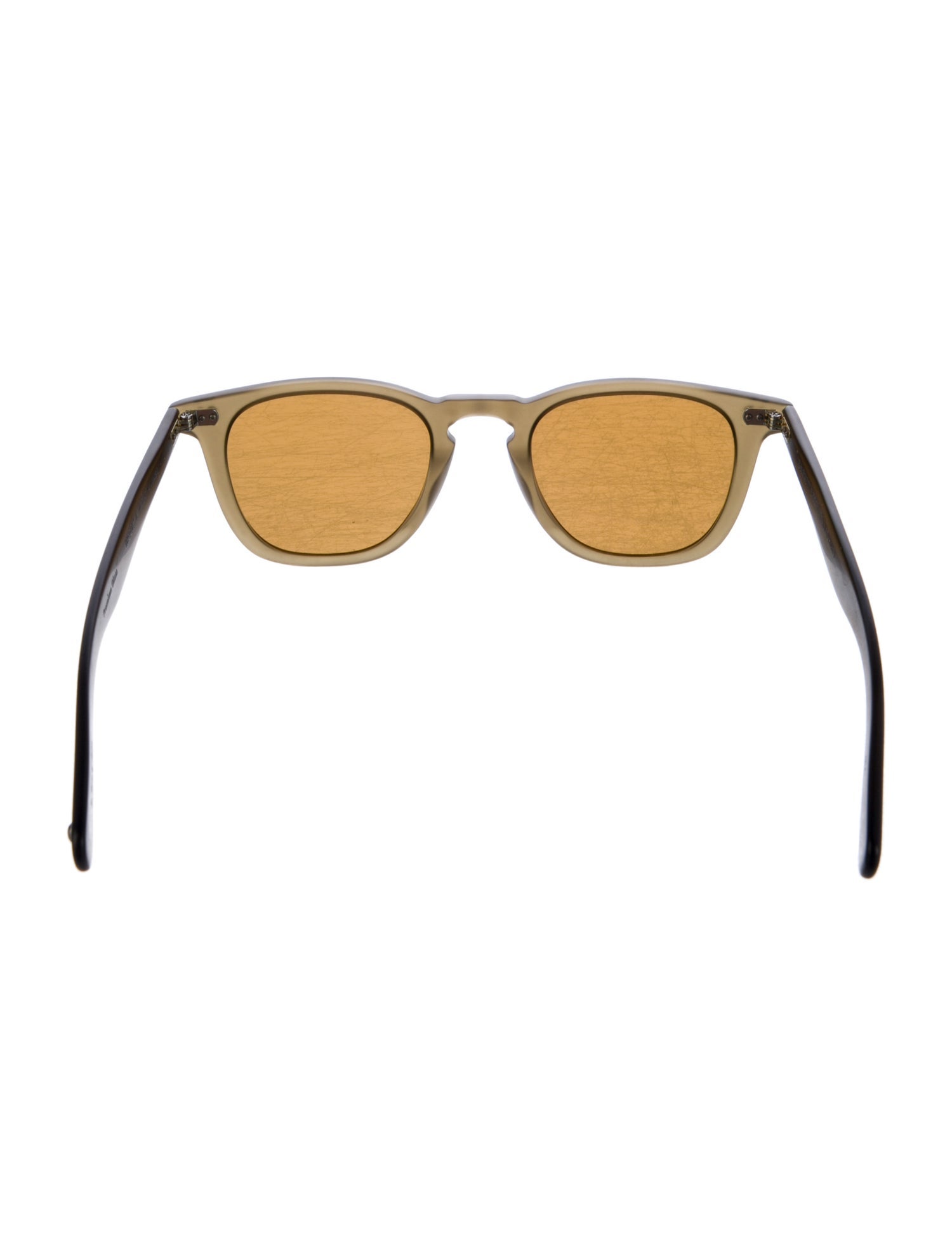 Garrett Leight Wayfarer Mirrored Sunglasses