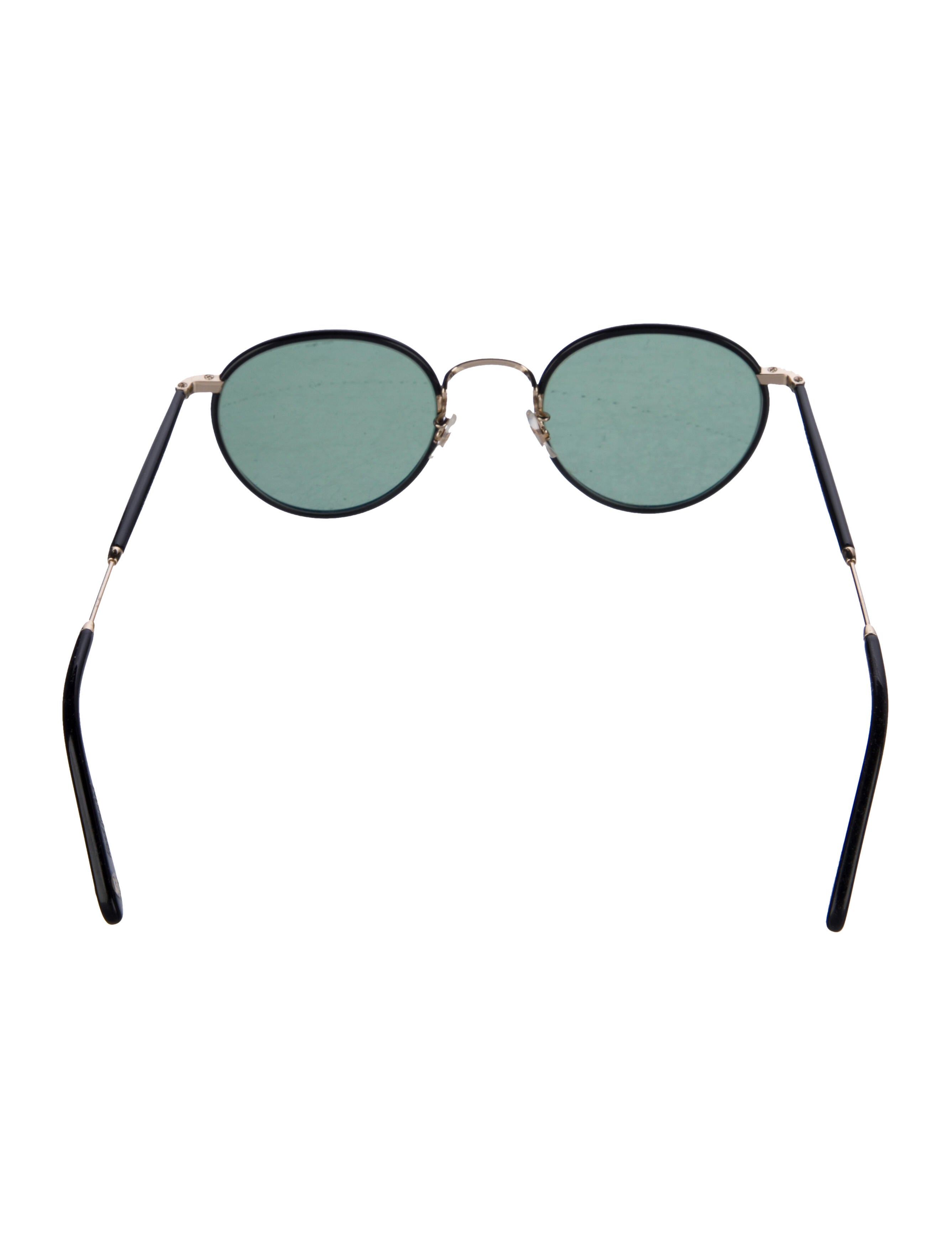Garrett Leight Grant Round Sunglasses