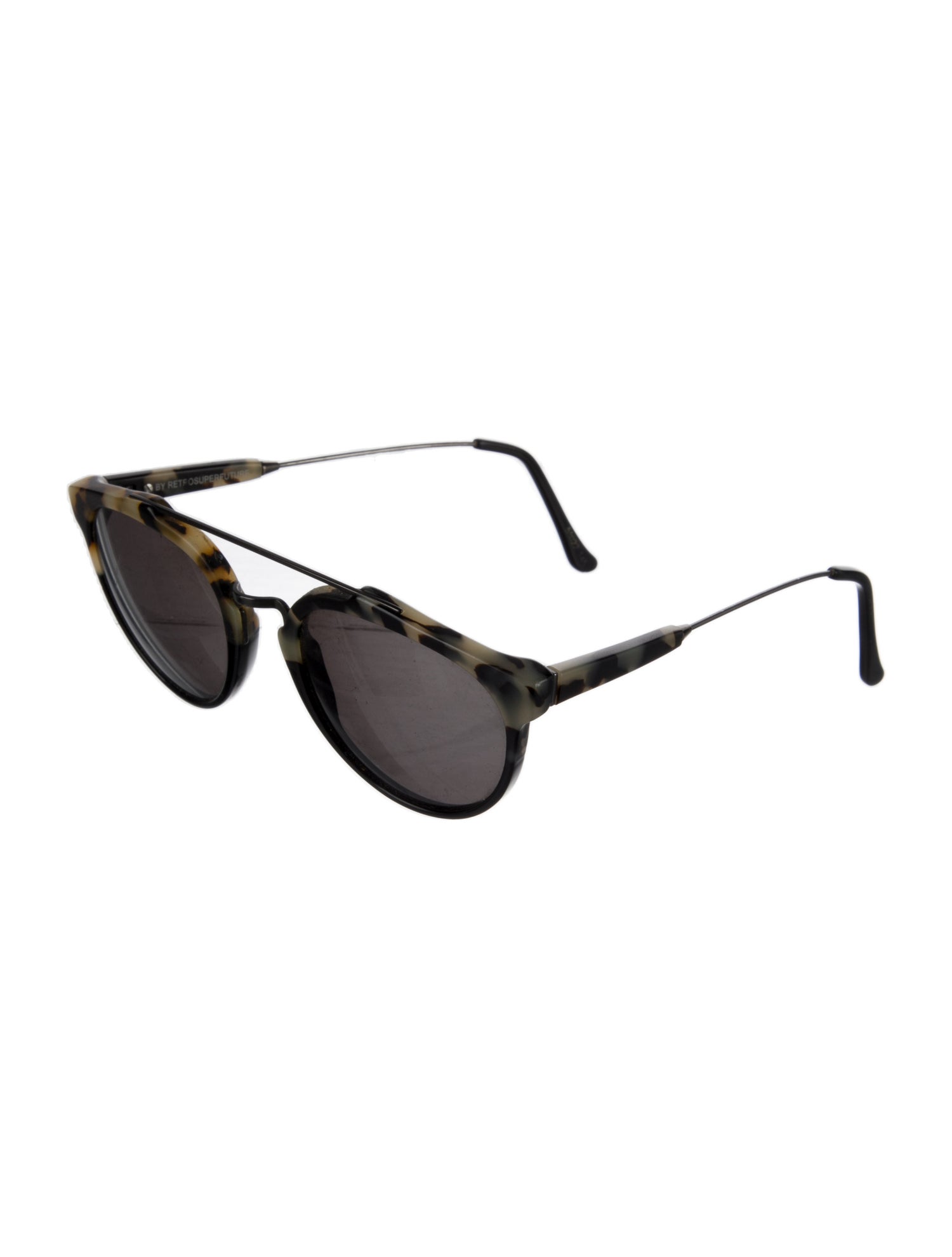 Garrett Leight Aviator Tinted Sunglasses