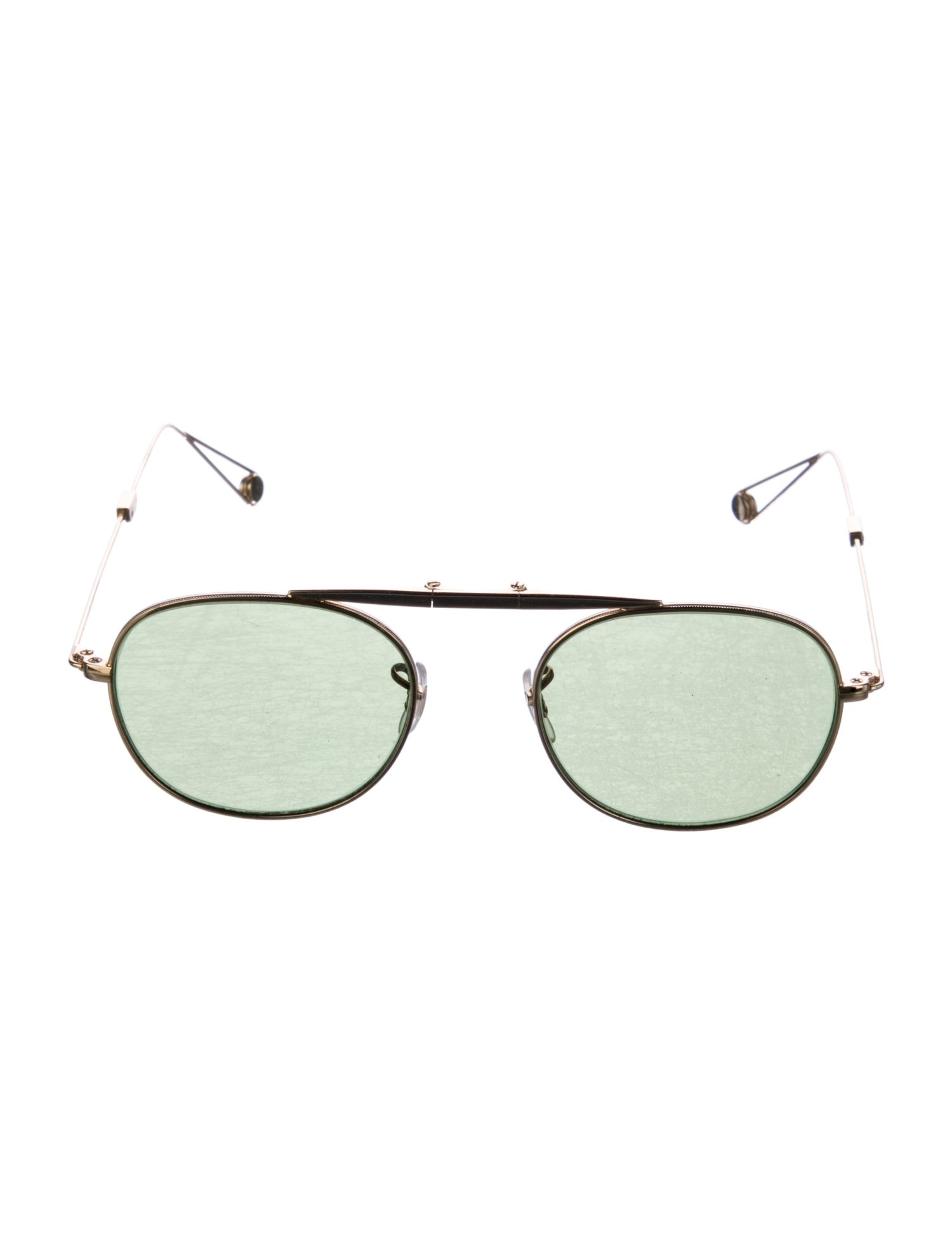 Garrett Leight Van Buren Round Sunglasses