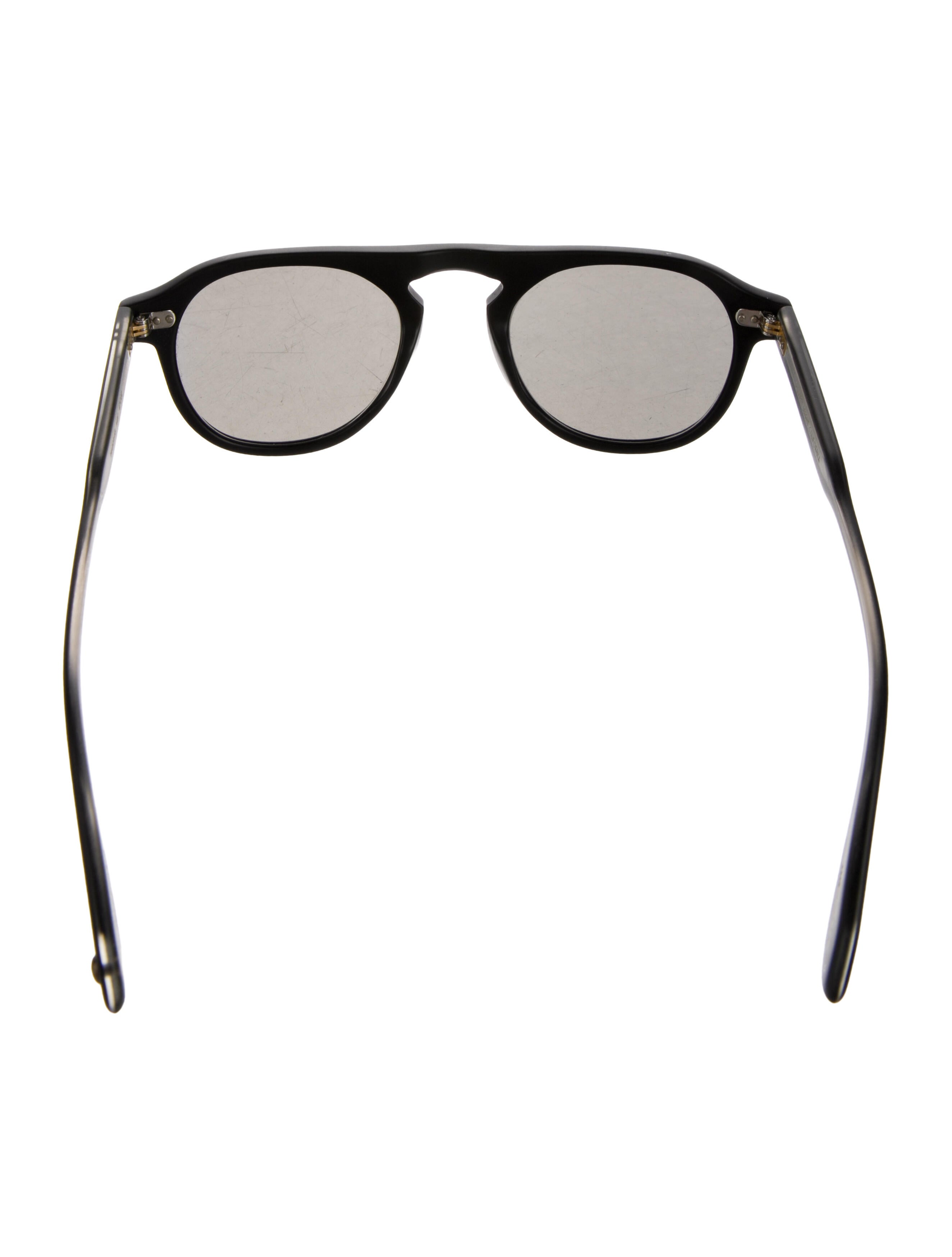 Garrett Leight Wayfarer Tinted Sunglasses