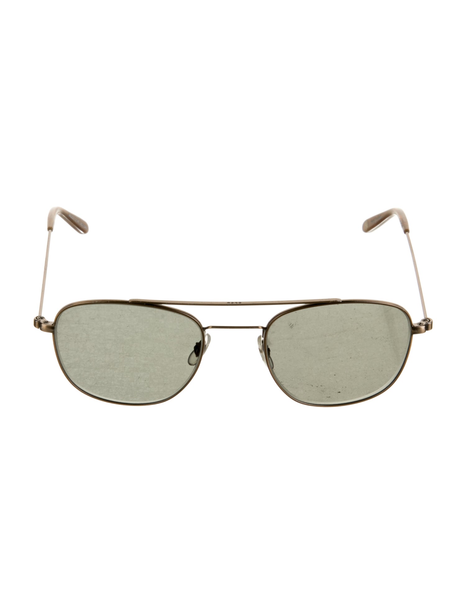 Garrett Leight Aviator Mirrored Sunglasses