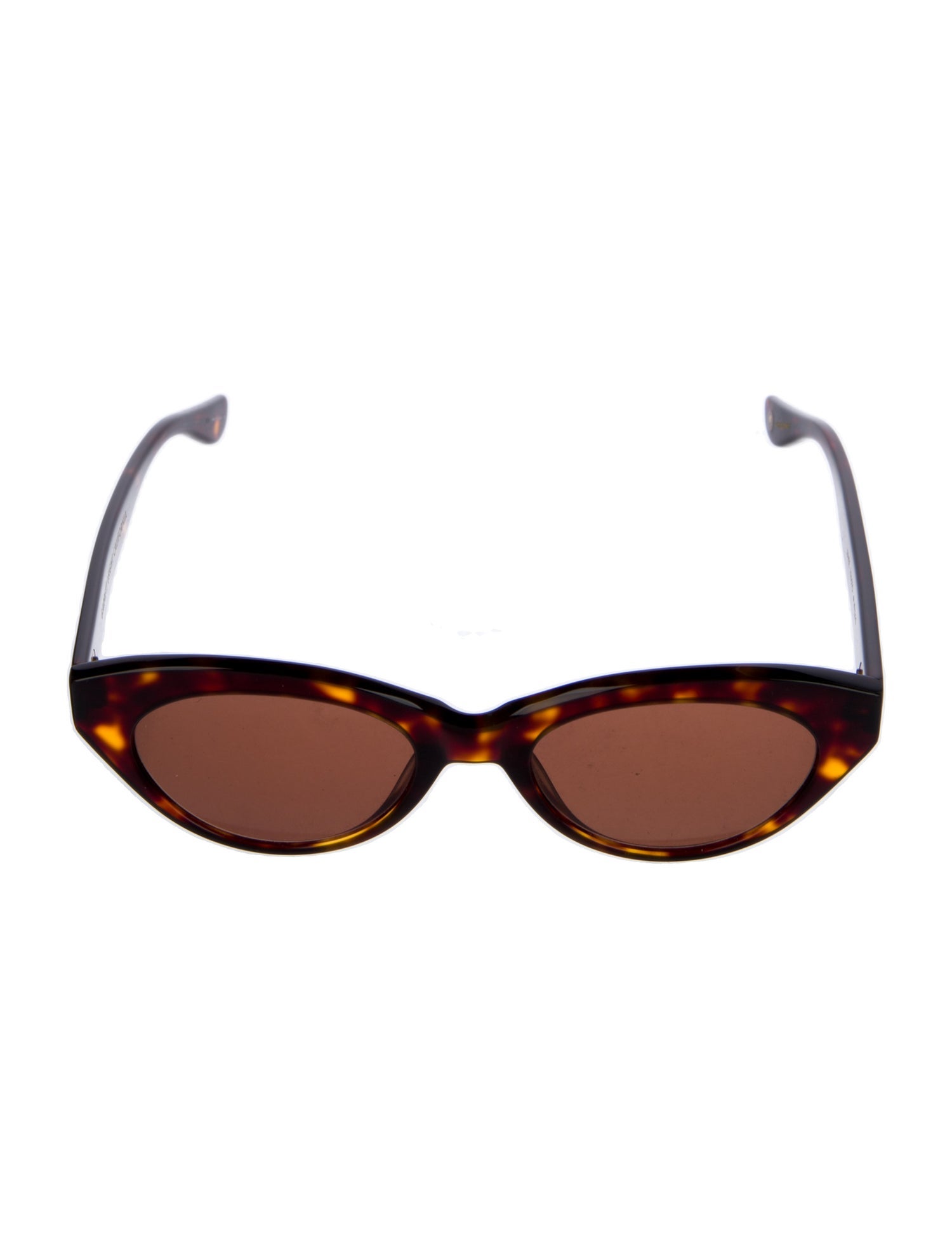 Garrett Leight Narrow Tinted Sunglasses