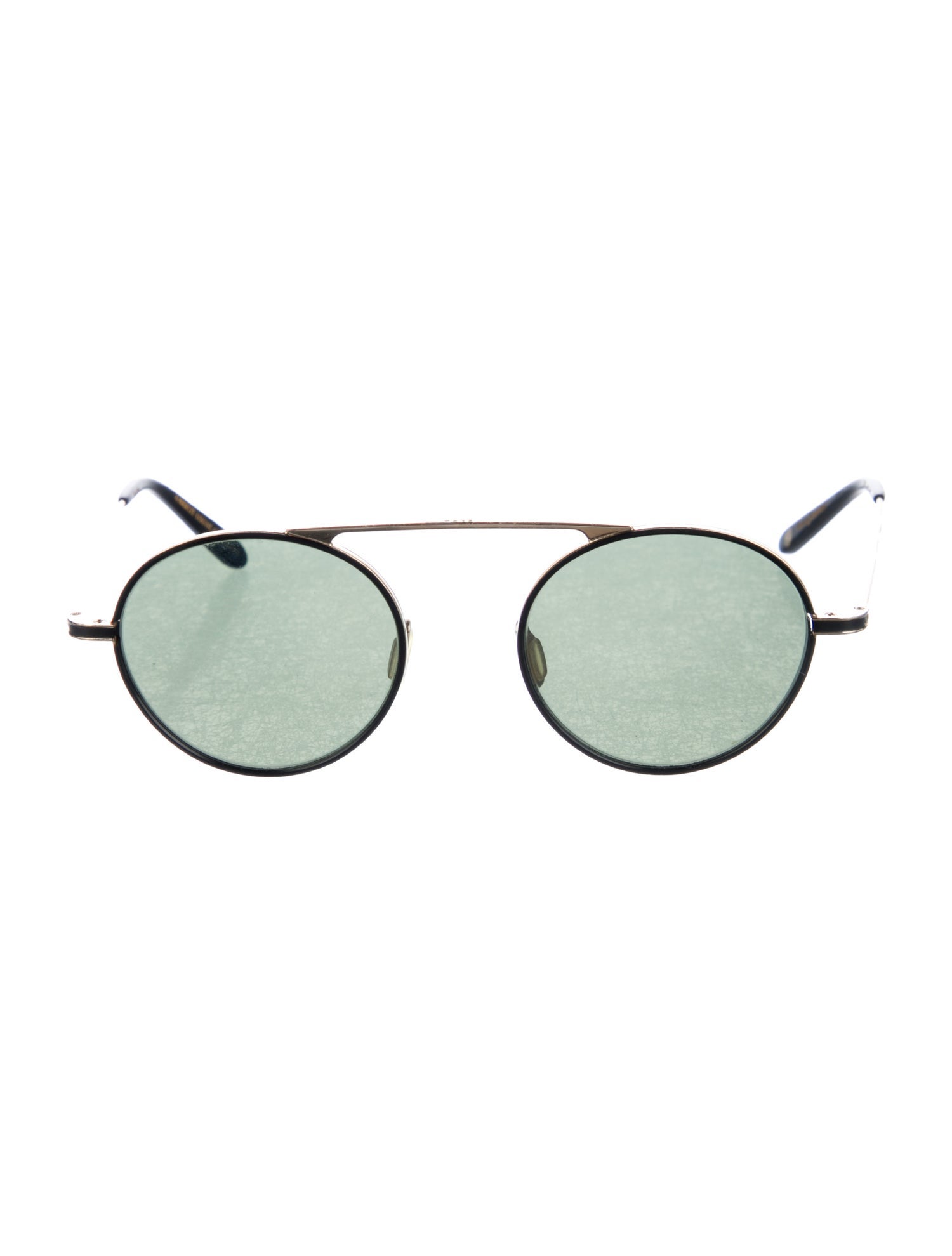 Garrett Leight Round Mirrored Sunglasses