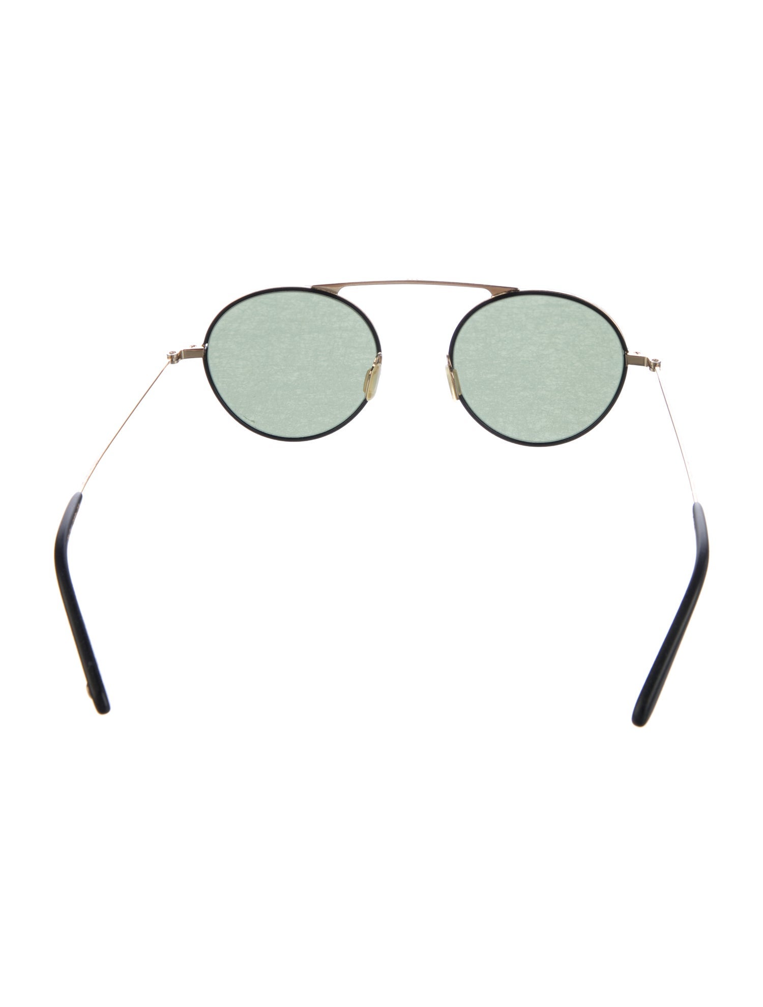 Garrett Leight Round Mirrored Sunglasses