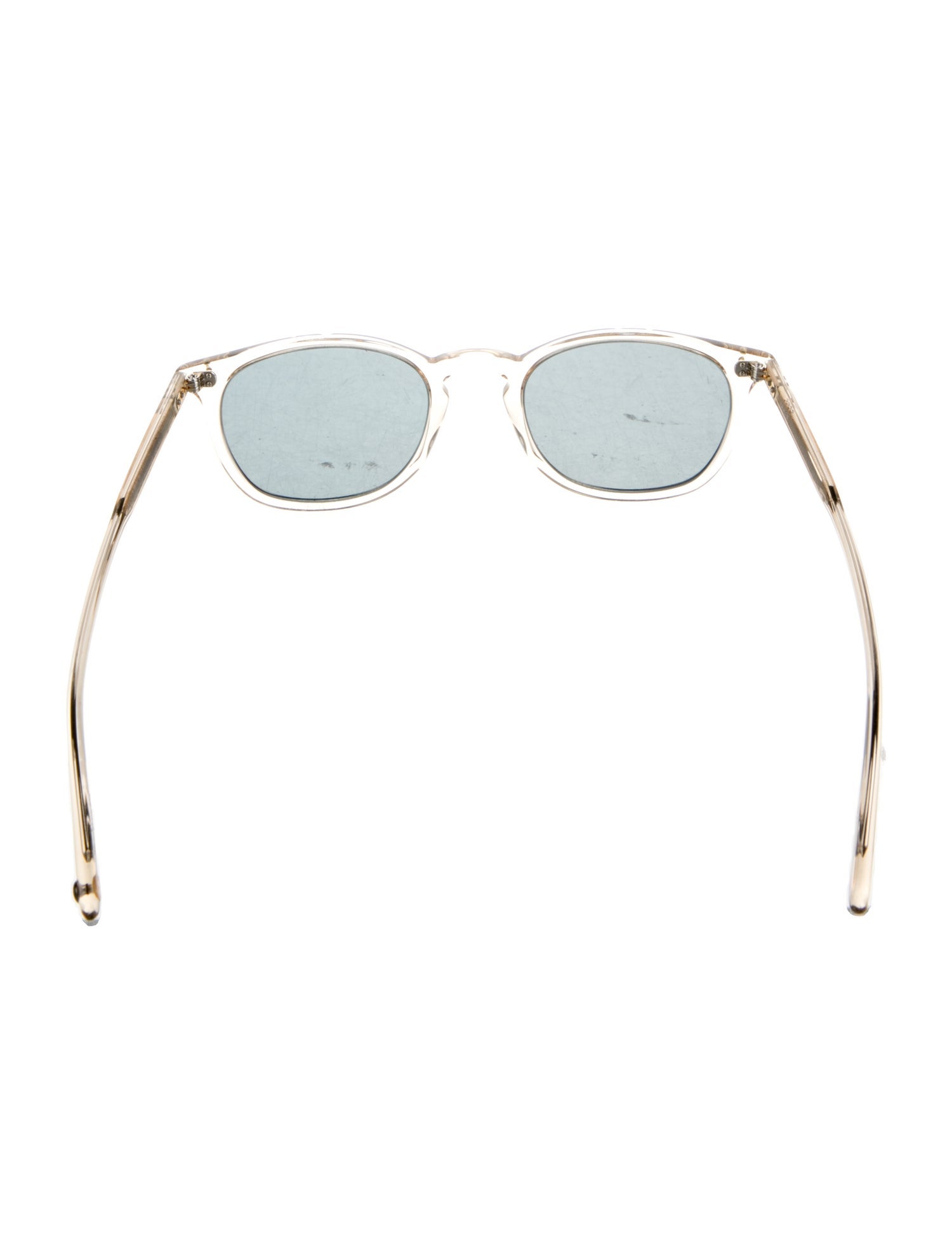 Garrett Leight Wayfarer Mirrored Sunglasses