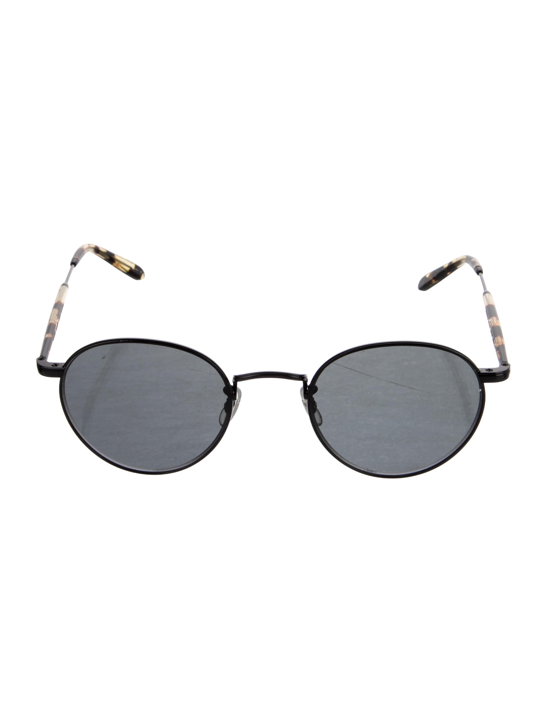 Garrett Leight Round Tinted Sunglasses