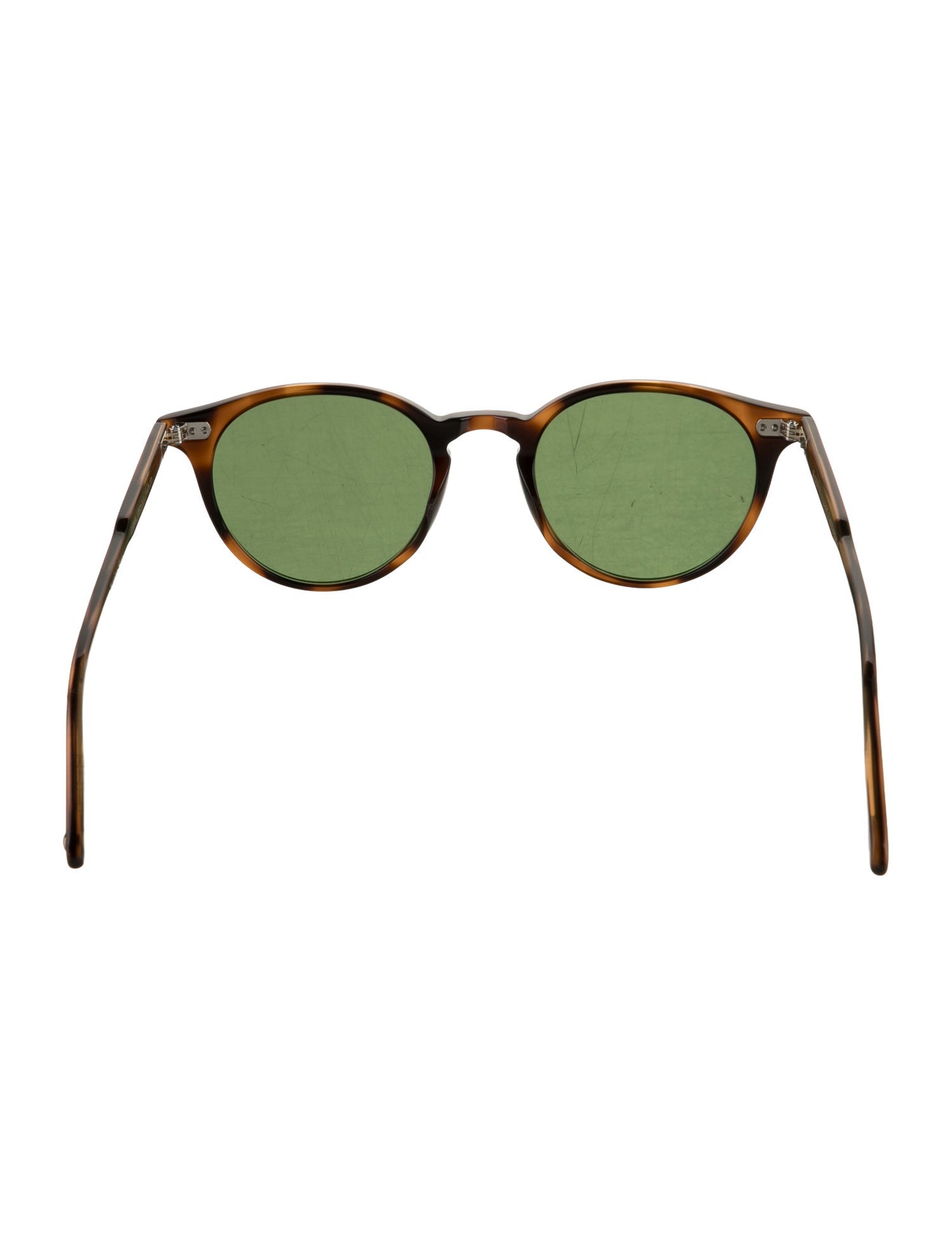 Garrett Leight Round Tinted Sunglasses