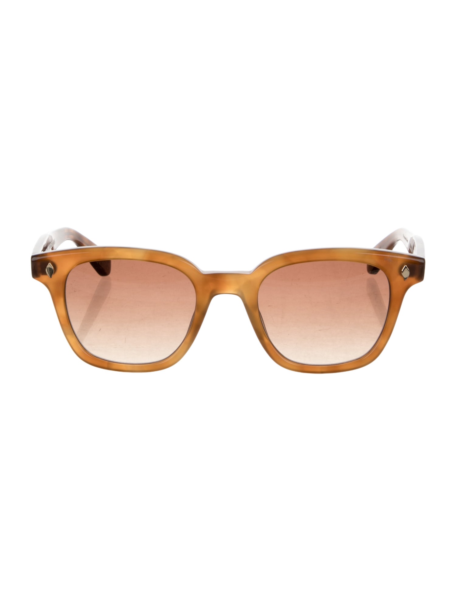 Garrett Leight Square Gradient Sunglasses