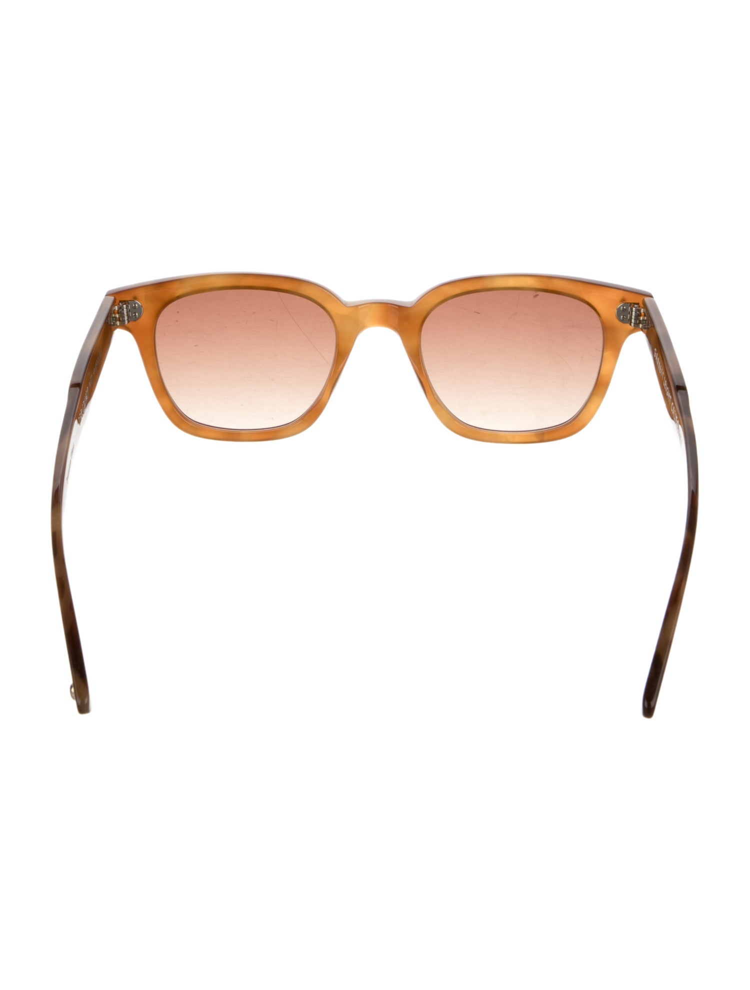 Garrett Leight Square Gradient Sunglasses