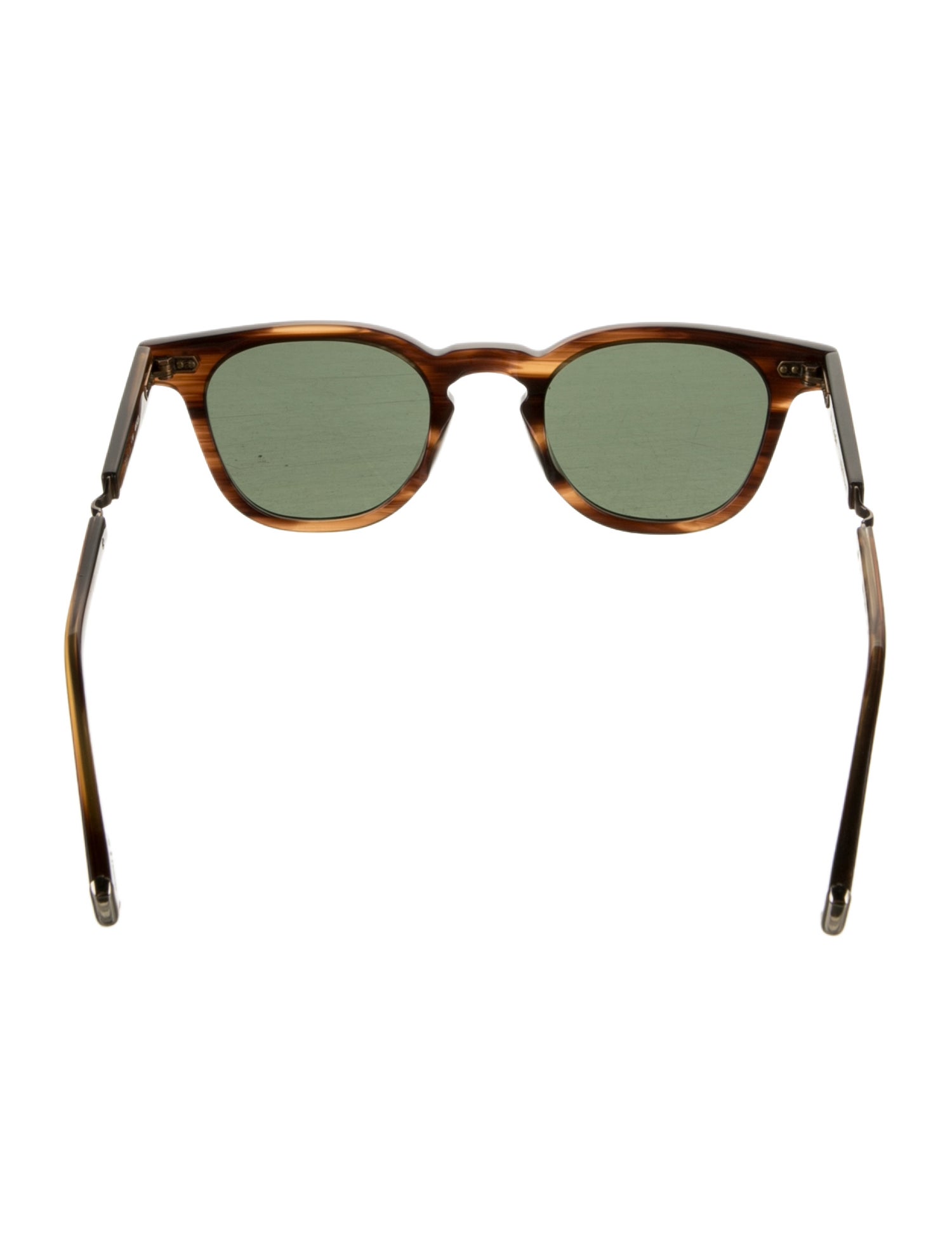 Garrett Leight Wayfarer Tinted Sunglasses