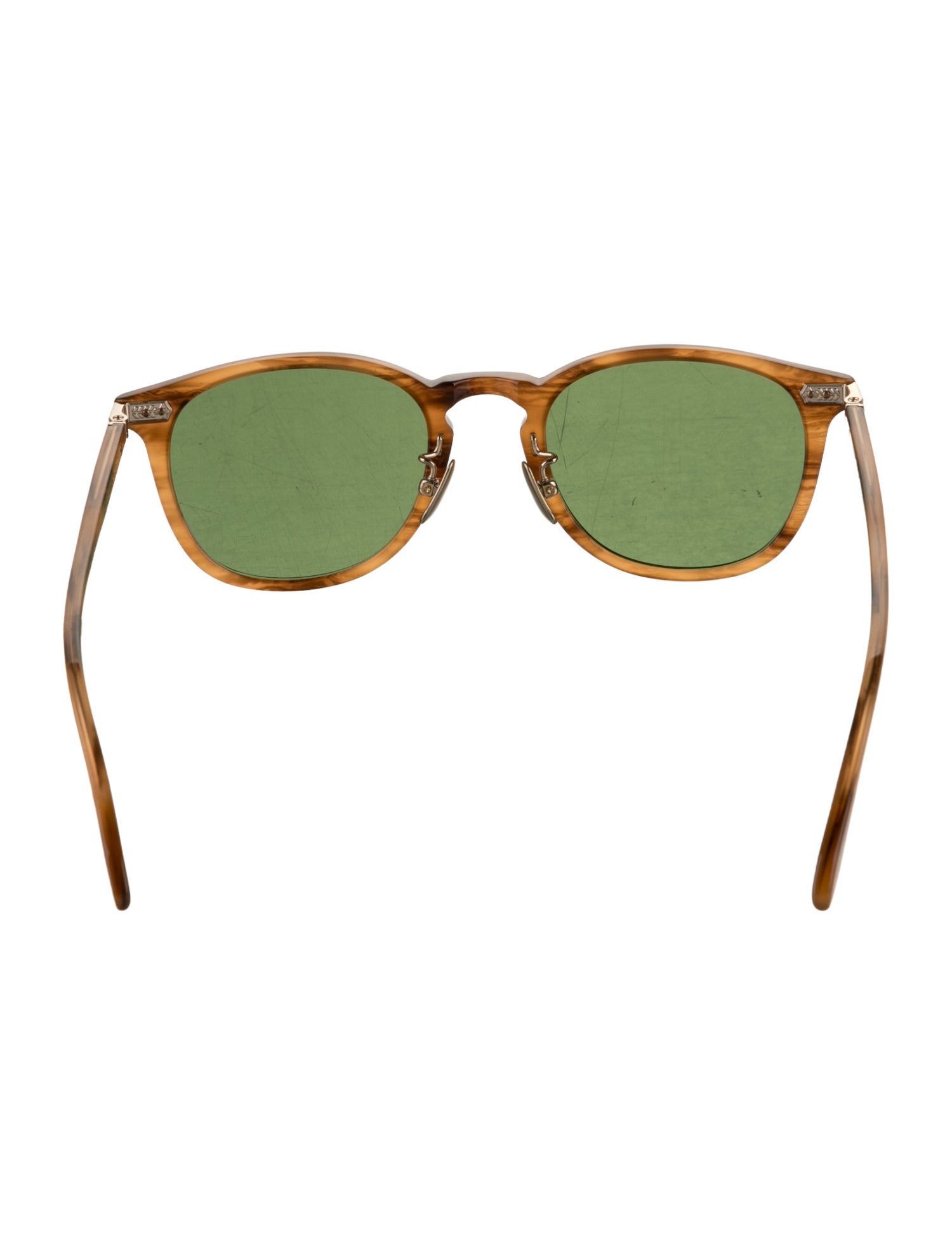 Garrett Leight Wayfarer Tinted Sunglasses