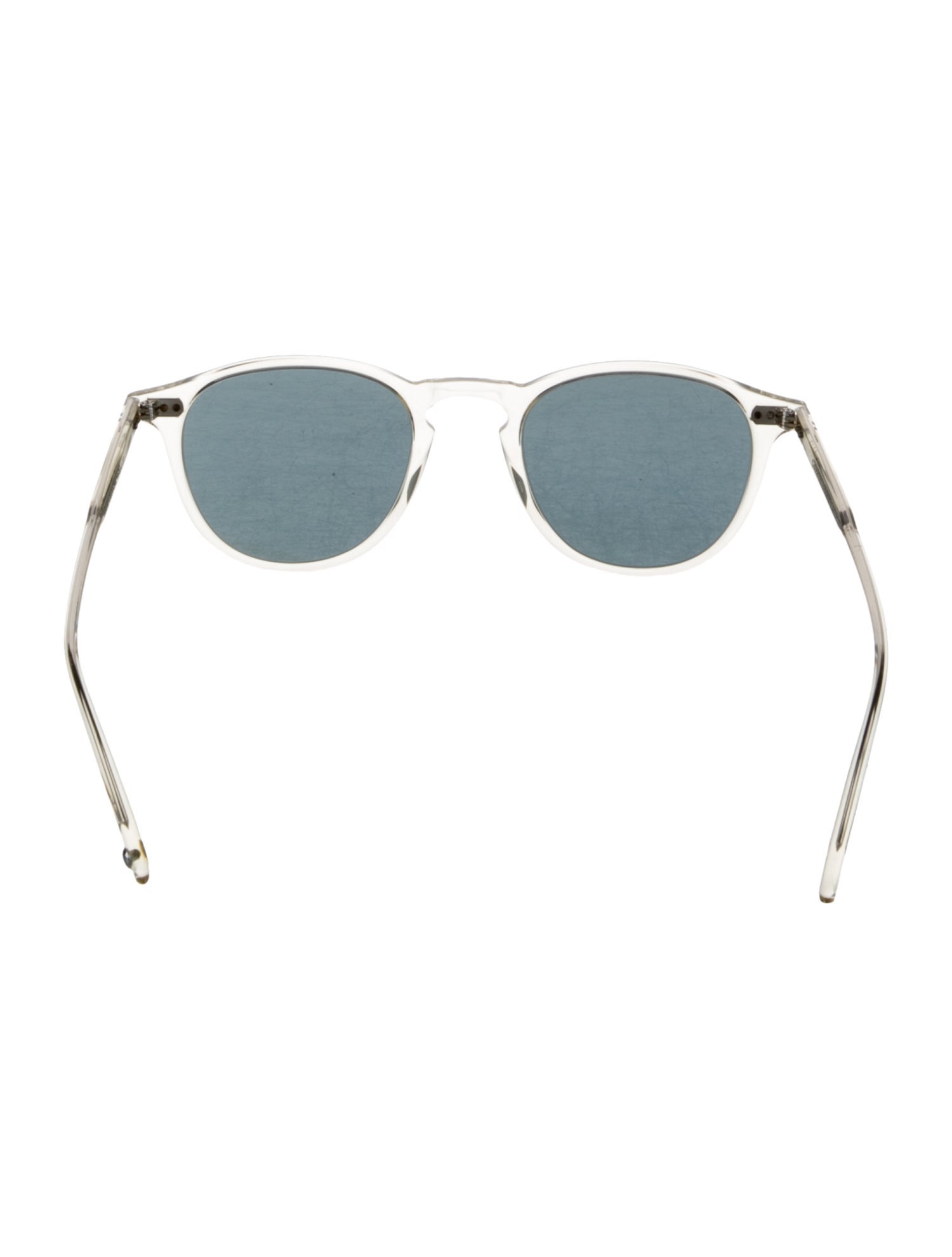 Garrett Leight Round Tinted Sunglasses