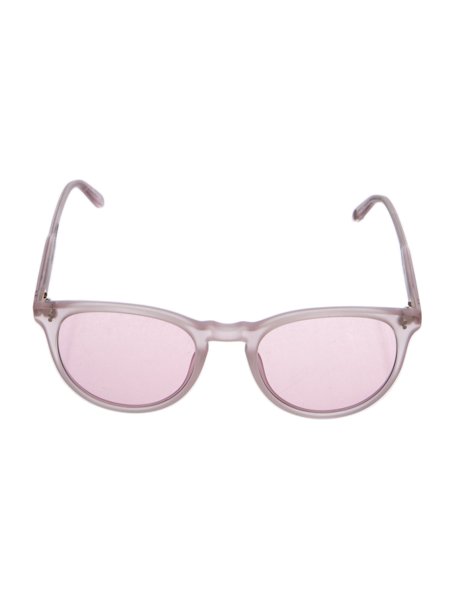 Garrett Leight Round Tinted Sunglasses
