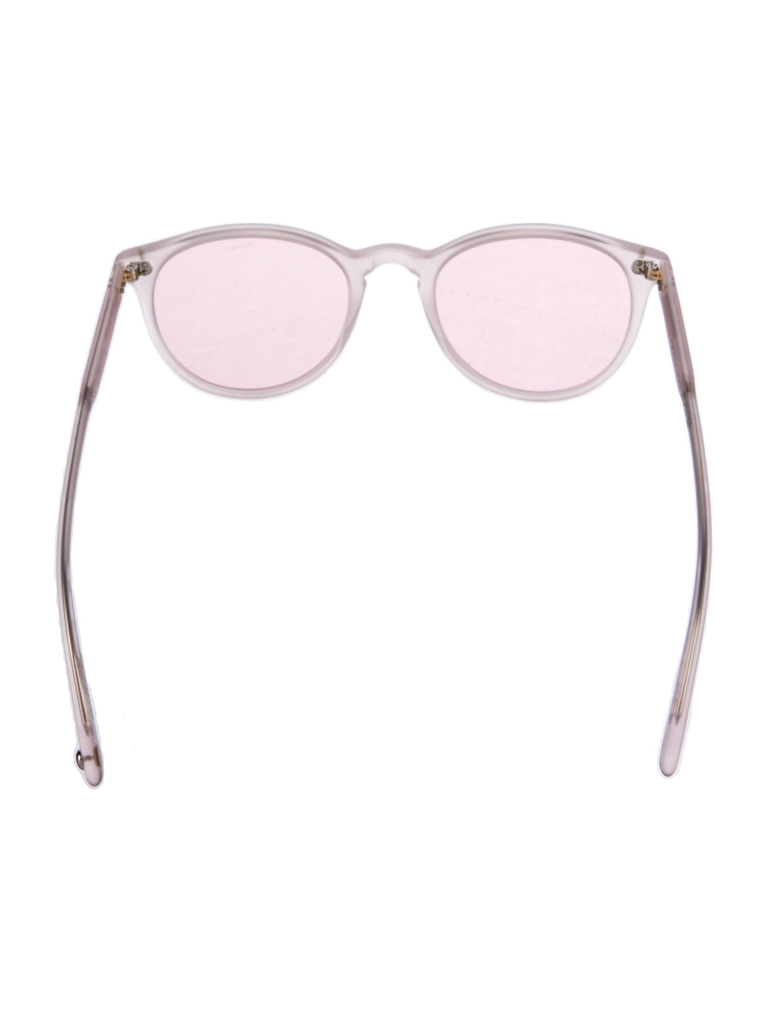 Garrett Leight Round Tinted Sunglasses