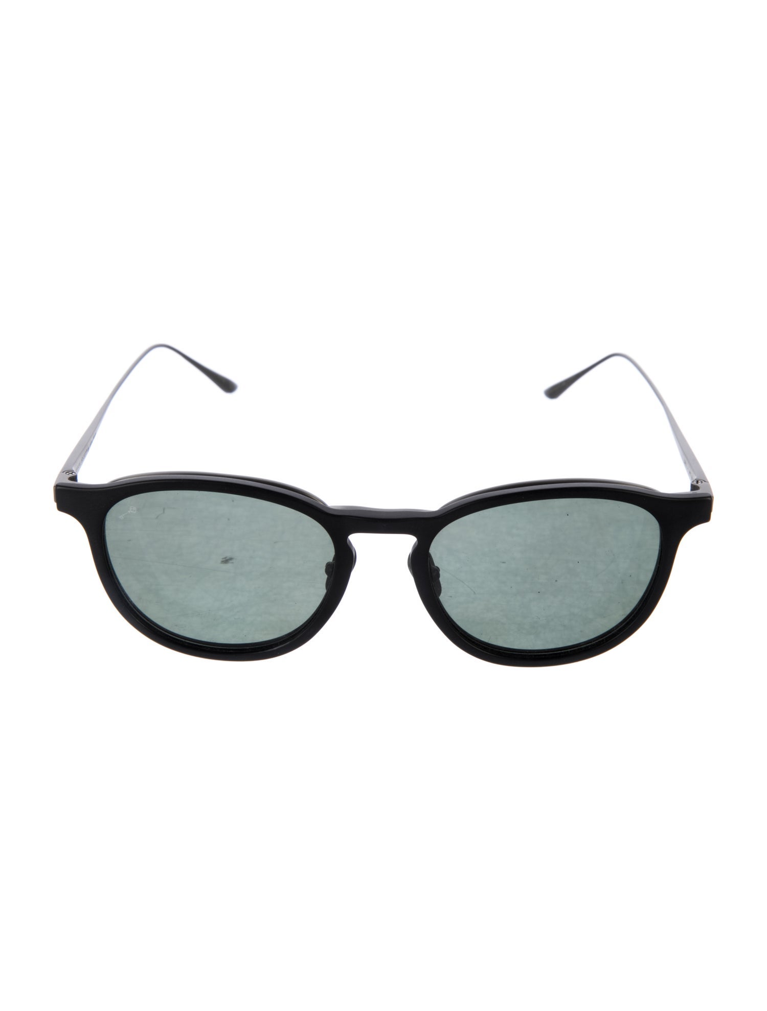 Garrett Leight Round Tinted Sunglasses