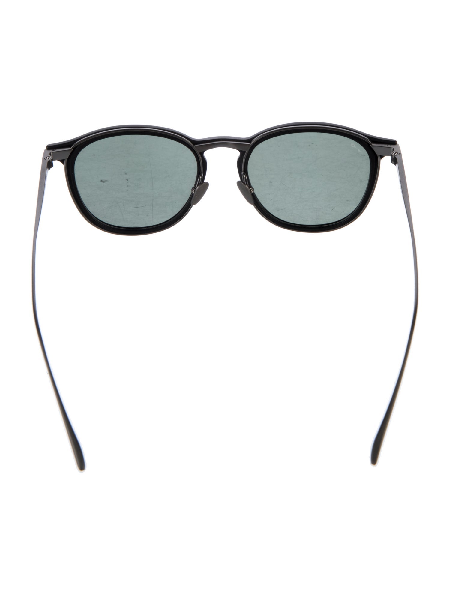 Garrett Leight Round Tinted Sunglasses