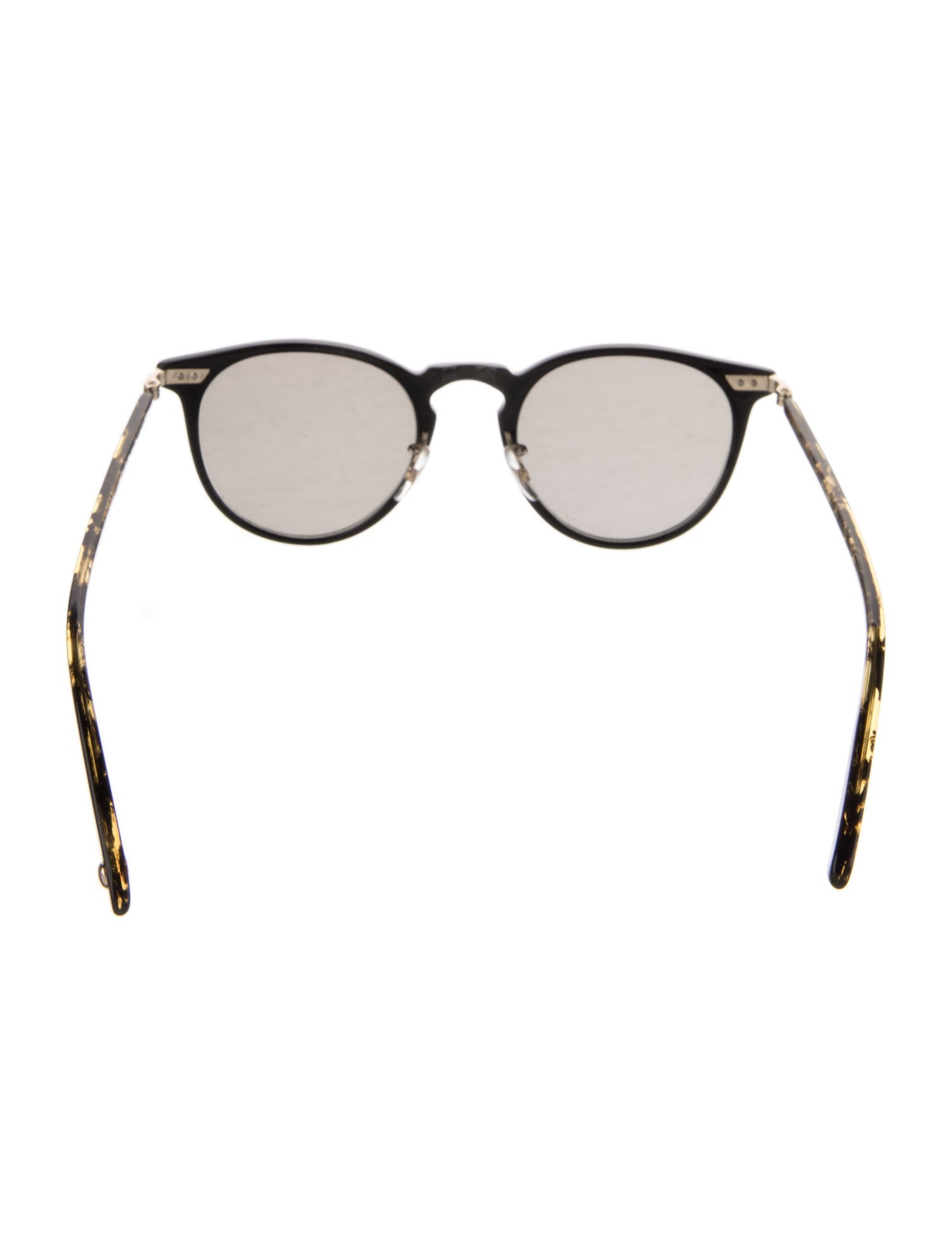 Garrett Leight Round Tinted Sunglasses