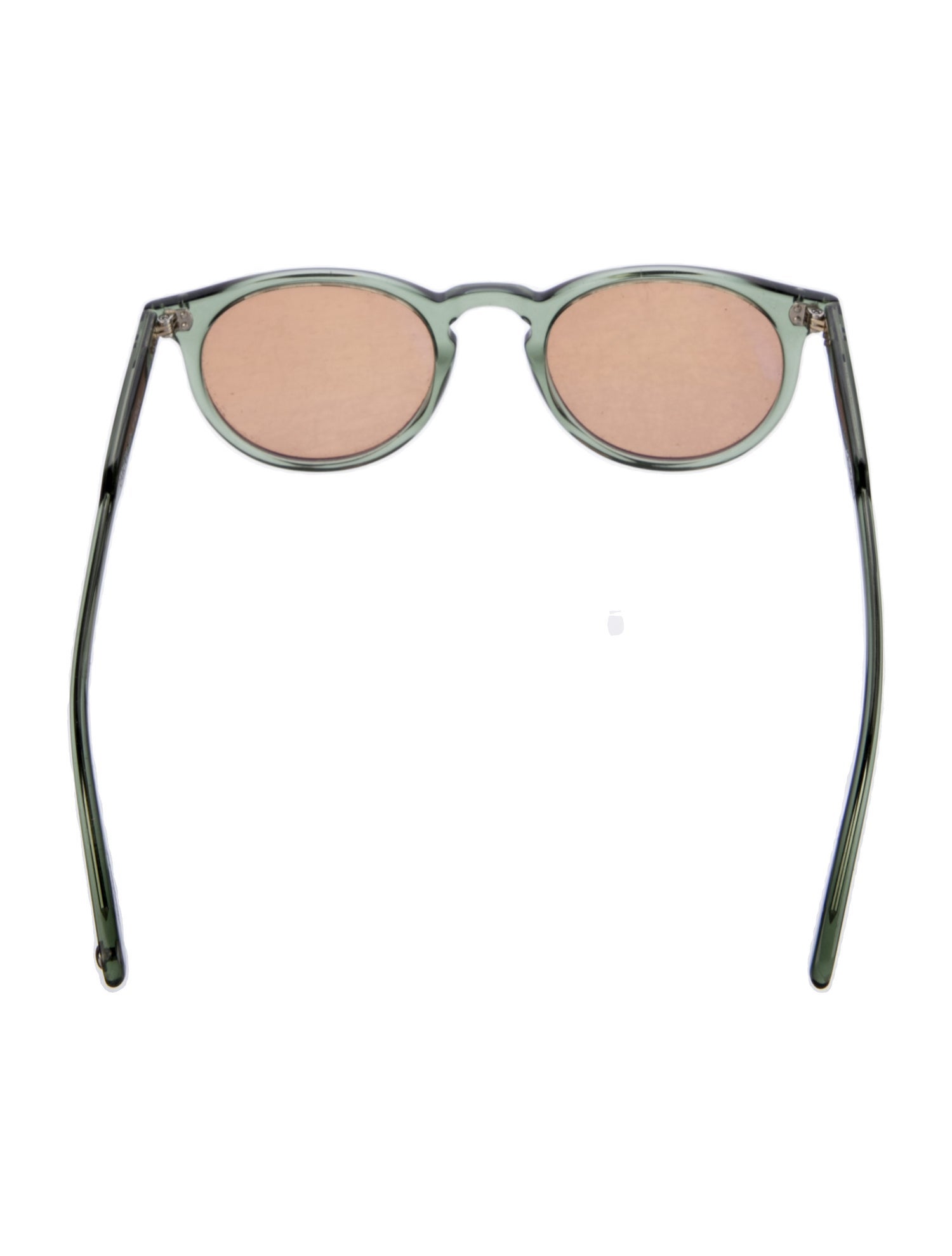 Garrett Leight Round Tinted Sunglasses