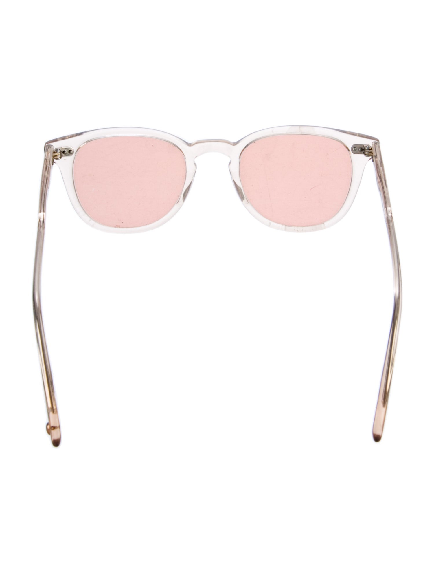 Garrett Leight Wayfarer Tinted Sunglasses