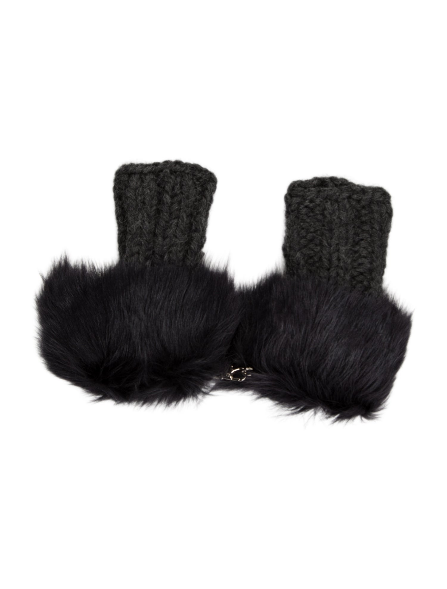 Gushlow and Cole Fur grey winter glover w/ Tags