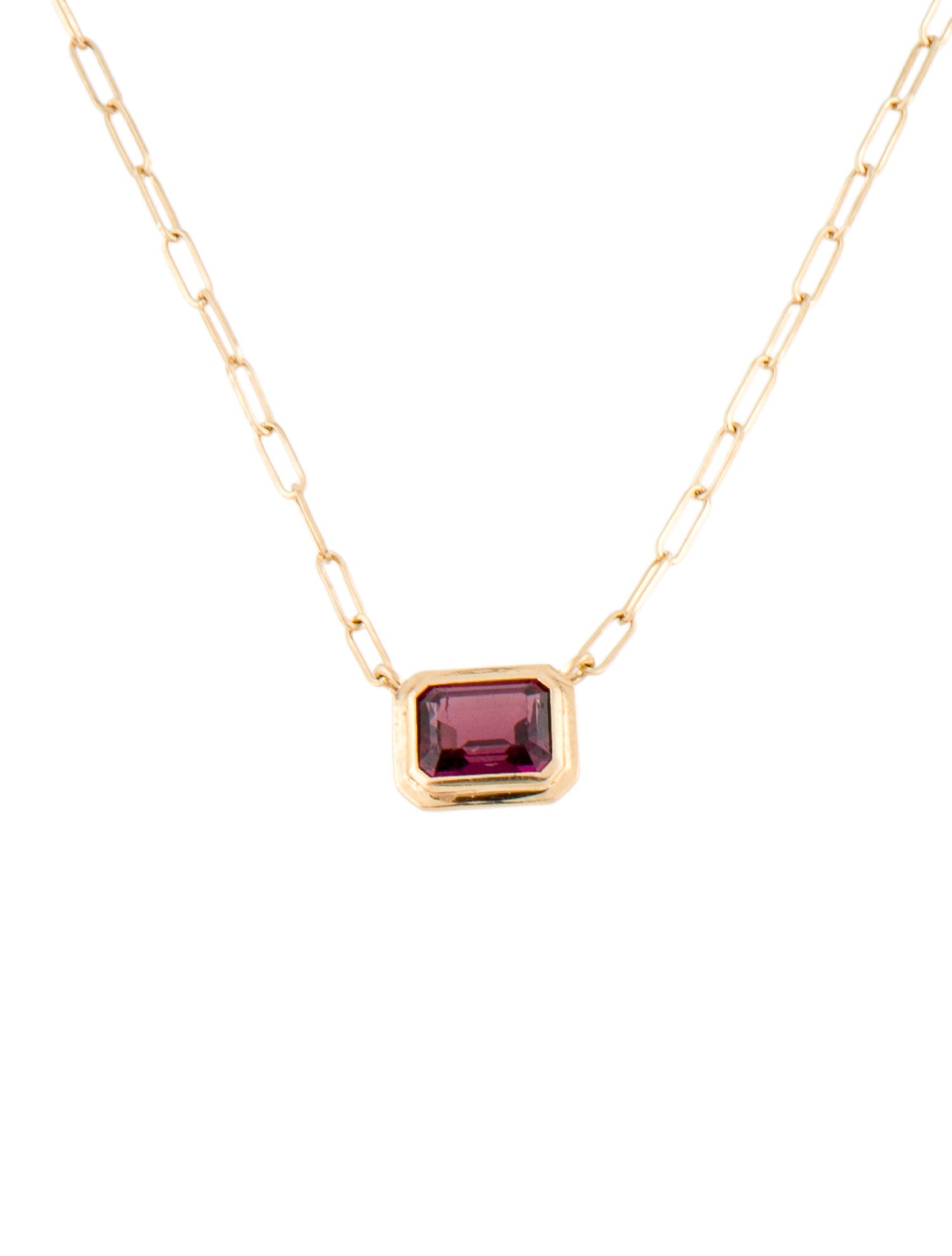 Goshwara 18K Rhodolite Manhattan Pendant Necklace