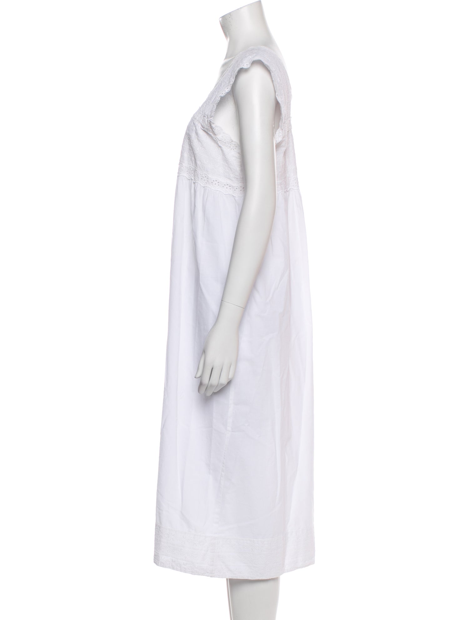 Goose Country Square Neckline Midi Length Dress