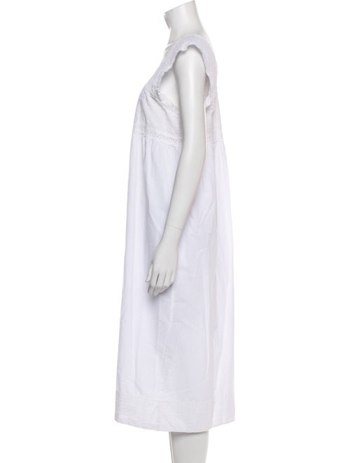 Goose Country Square Neckline Midi Length Dress