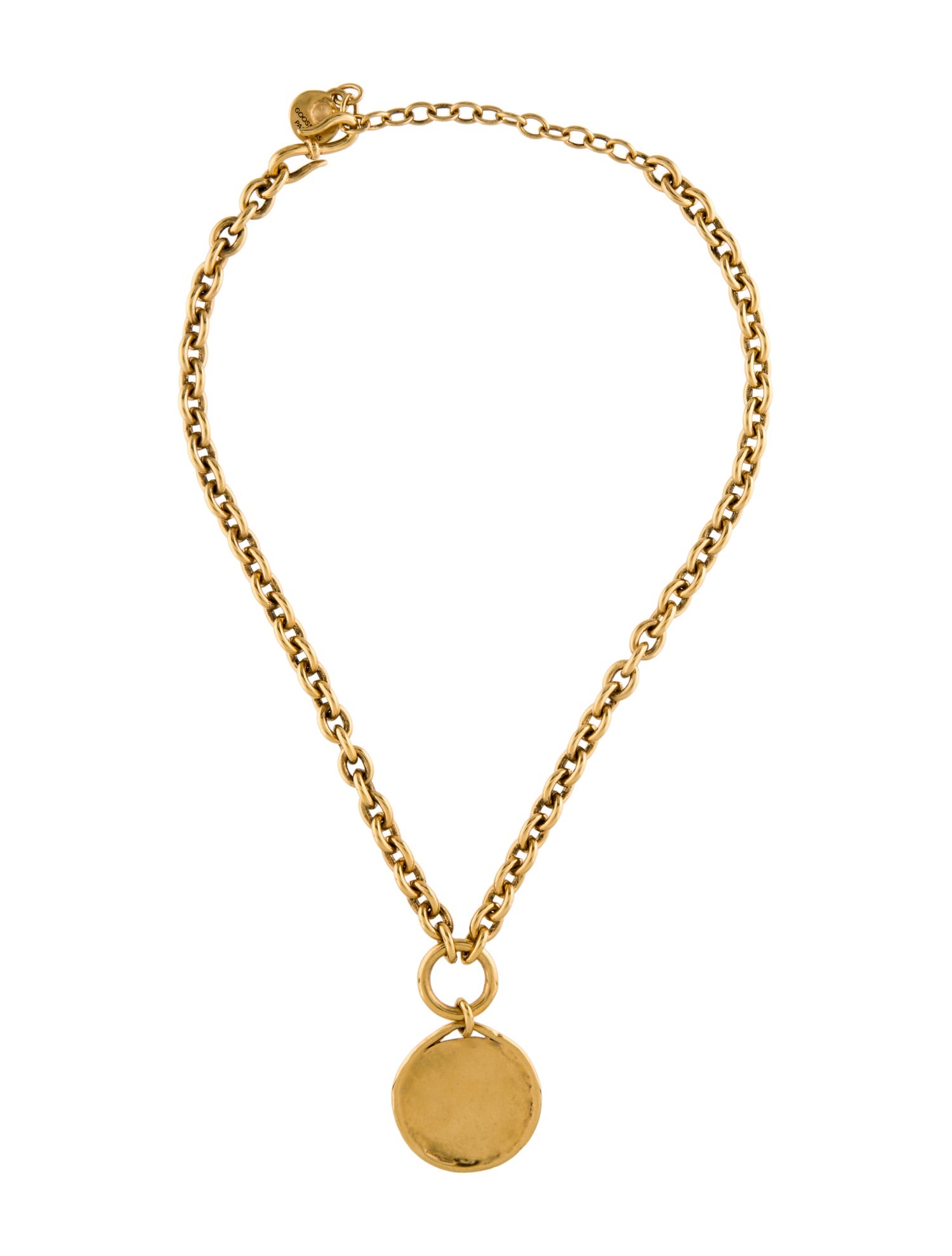 Goossens Paris talisman pendant necklace