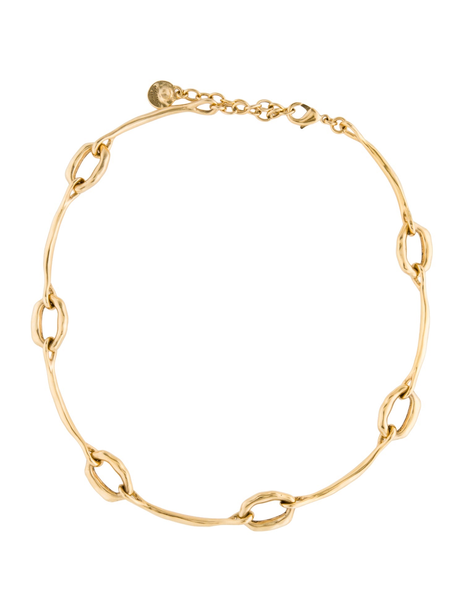 Goossens Paris Pavot Chain Collar Necklace
