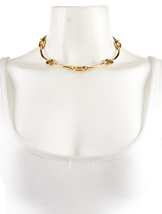 Goossens Paris Pavot Chain Collar Necklace